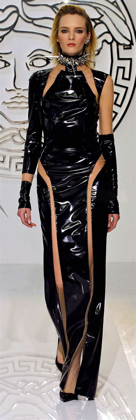 bondage versace|Versace runway dresses.